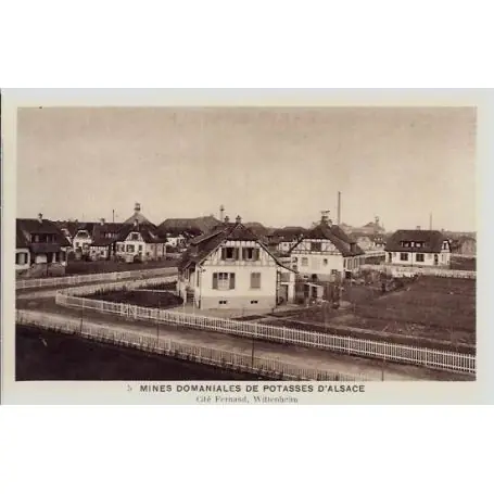 Nouvel Arrivage Carte postale 68 - Mines domaniales de Potasses d'Alsace - Cite Fernand, Wittenheim - Editi