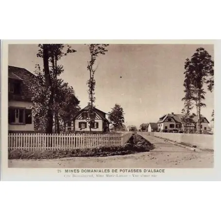 Carte postale 68 - Mines domaniales de Potasses d'Alsace - Cite Rossalmend - Mine Marie-Loui Dernier Modèle