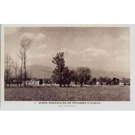 Carte postale 68 - Mines domaniales de Potasses d'Alsace - Cite Staffelfelden - Edition de l Top Qualité