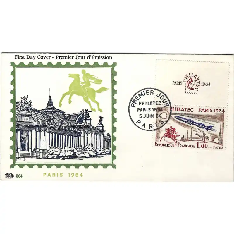 Achat Immédiat Philatec timbre N°1422 oblitéré sur enveloppe premier jour.