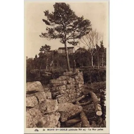 Offre Limitée Carte postale 68 - Mont Ste Odile - Le mur Paa¯en