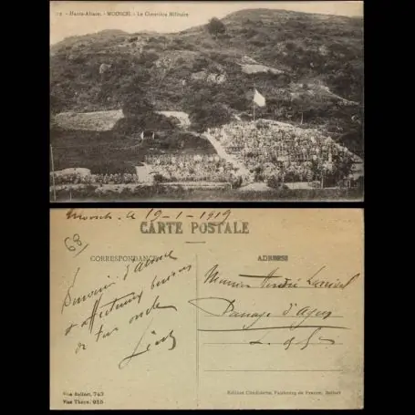 Carte postale 68 - Moosch - Le cimetiere militaire Satisfait Ou Remboursé