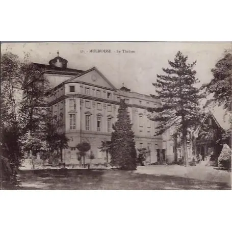 Carte postale 68 - Mulhouse - Le theatre - Voyage - Dos divise Meilleur Choix