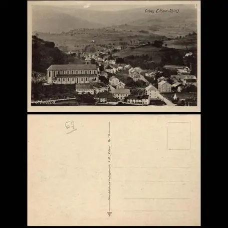 Offre Limitée Carte postale 68 - Orbey - Vue generale