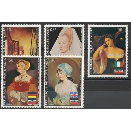 Haute Qualité Haute-Volta - 1973- No PA 145 / PA 149 - Peinture