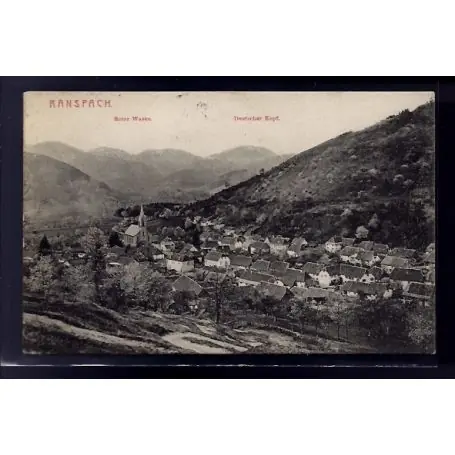 Carte postale 68 - Ranspach - Roter Wasen - vue generale - Voyage - Dos divise Nouvel Arrivage