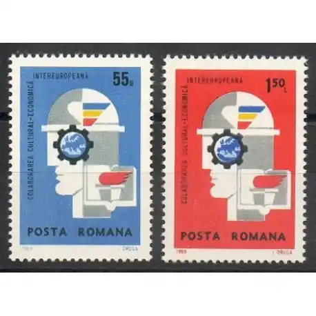Petit Prix Roumanie - 1969- No 2461/2462 - Europe