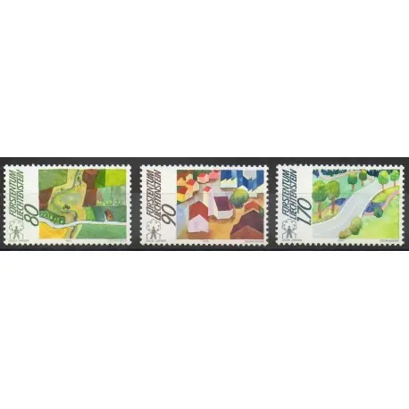 Meilleur Prix Liechtenstein - 1988 - No 880/882 - Sites