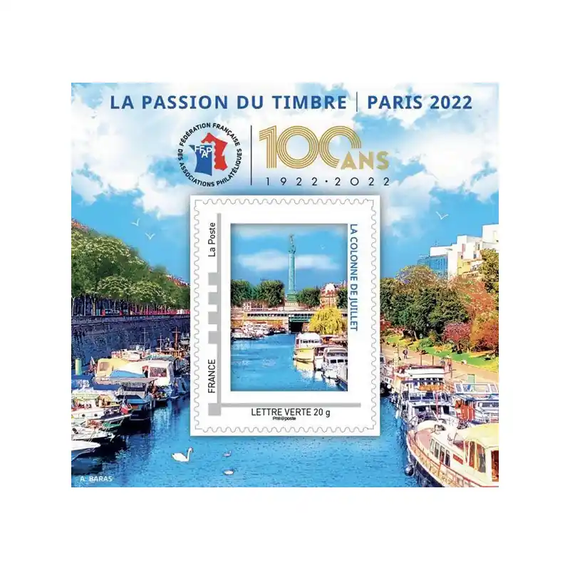 Bloc FFAP N°20 Paris Philex 2022 autoadhésif. Acheter En Ligne