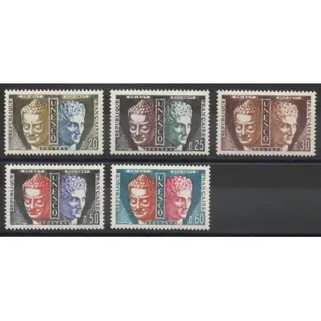 France - Timbres de service - 1960 - No 22/26 Commander Maintenant