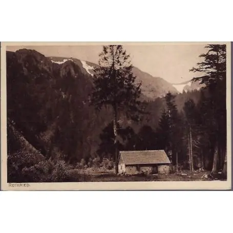 Soldes Carte postale 68 - Rothried - chalet a la montagne - Non voyage - Dos divise