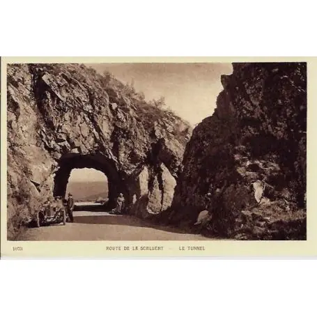Gros Lot Carte postale 68 - Route de la Schlucht - Le tunnel