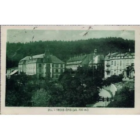 Acheter En Ligne Carte postale 68 - Trois-Epis - ( alt.700 M) -Vues d'hotels - Voyage - Dos divise