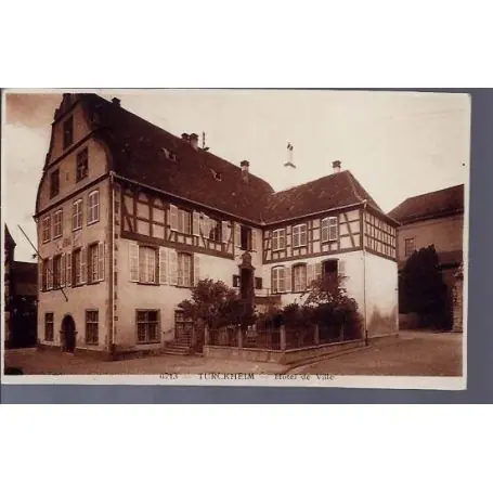 Carte postale 68 - Turckheim - Hotel de ville - Non voyage - Dos divise Meilleure Vente
