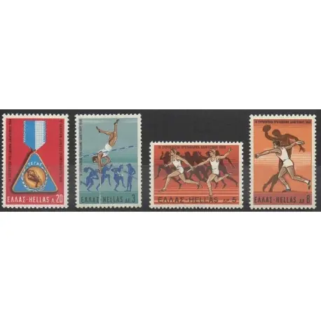 Gros Lot Grèce - 1969- No 984/987 - Sport