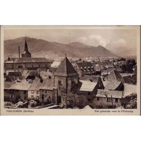 Carte postale 68 - Turckheim (Haut-Rhin) - Vue generale vers le Pflixbourg - Non voyage - Do Garantie Incluse