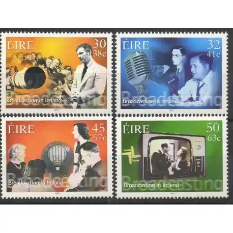 Irlande - 2001- No 1321/1324 - Sciences et techniques Retour Gratuit