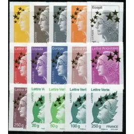 Timbre de collection France - 4662A à 4662Q Meilleur Prix