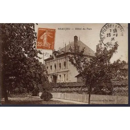 Carte postale 69 - Beaujeu - Hotel du parc Soldes