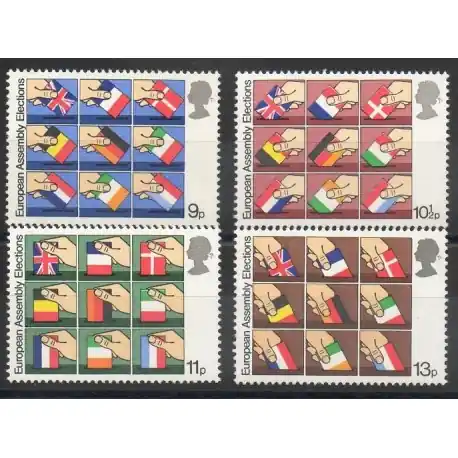 Grande-Bretagne - 1979- No 888/891 - Europe Nouveauté