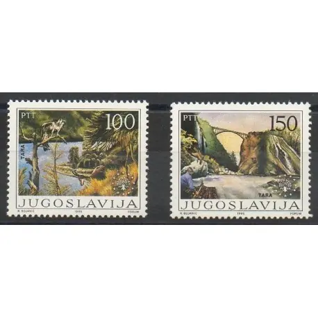 Yougoslavie - 1986- No 2026/2027 - Environnement Marque