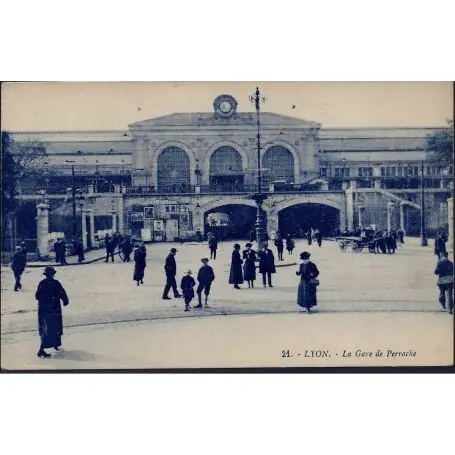 Carte postale 69 - Lyon - La gare de Perrache Édition Limitée