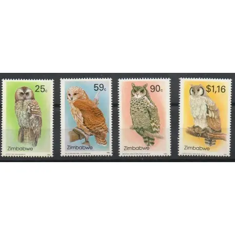 Offre Du Jour Zimbabwe - 1993- No 274/277 - Rapaces
