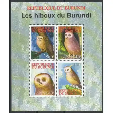Burundi - 2009- No BF 142 - Rapaces Bon Plan