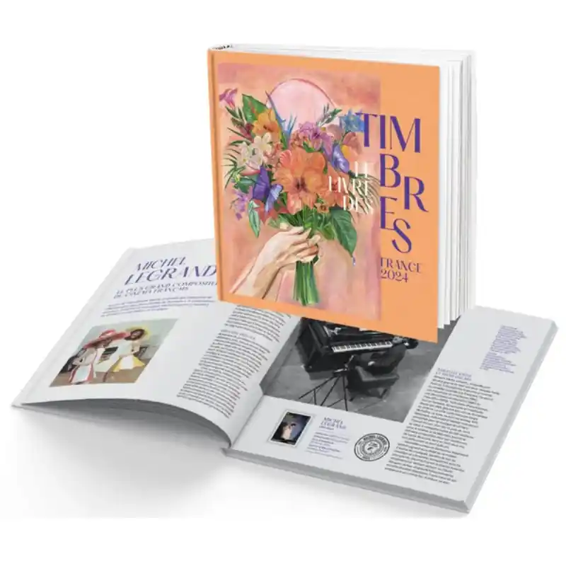 Livraison Gratuite Livre des timbres de France de l'année 2024.