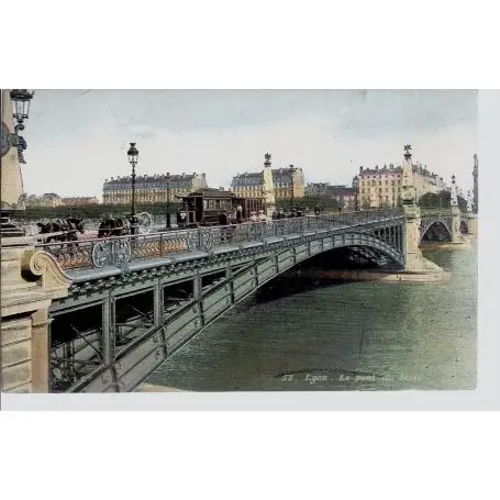 Offre Limitée Carte postale 69 - Lyon - Le pont du Midi - Tramway - Couleur