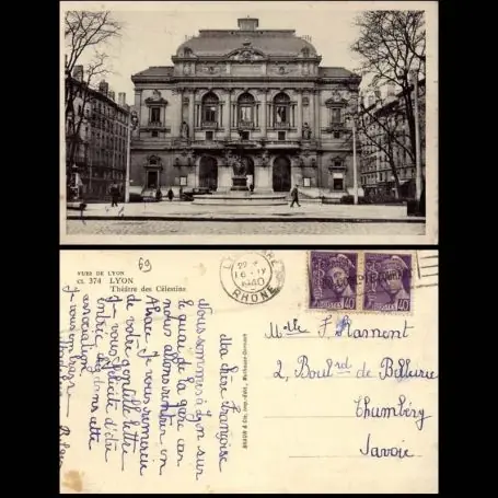 Nouveauté Carte postale 69 - Lyon - Le theatre des Celestins