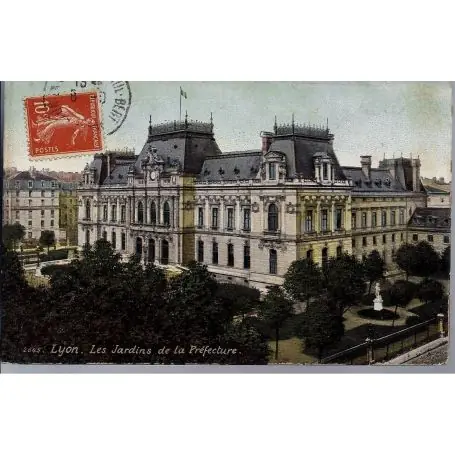 Carte postale 69 - Lyon - Les jardins de la prefecture Super Prix