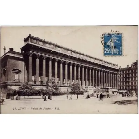 Jusqu’à Épuisement Des Stocks Carte postale 69 - Lyon - Palais de justice - Voyage - Dos divise