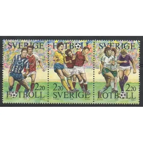 Usine Directe Suède - 1988- No 1489/1491 - Football