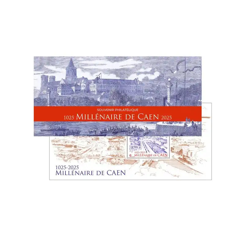 Bloc souvenir N°226 Millénaire de Caen neuf**. Édition Limitée