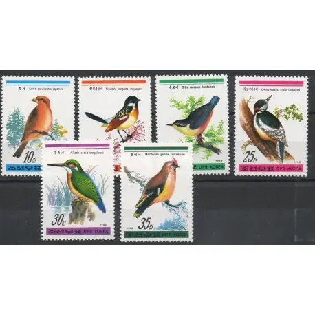 CdN - 1988- No 1972/1977 - Oiseaux Tendance