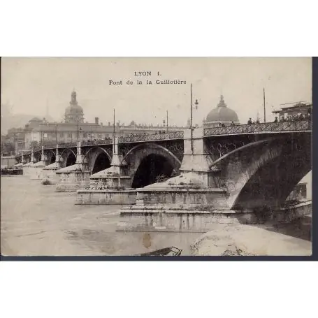 Carte postale 69 - Lyon - Pont de la Guillotiere Édition Limitée