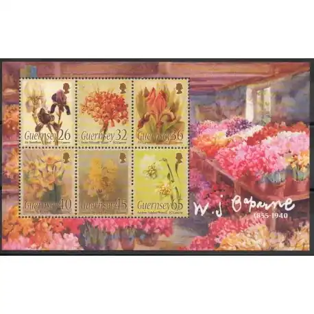 Guernesey - 2005- No BF56 - Fleurs Petit Prix