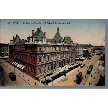 Livraison Gratuite Carte postale 69 - Lyon-Place des cordeliers,Palais de la bourse