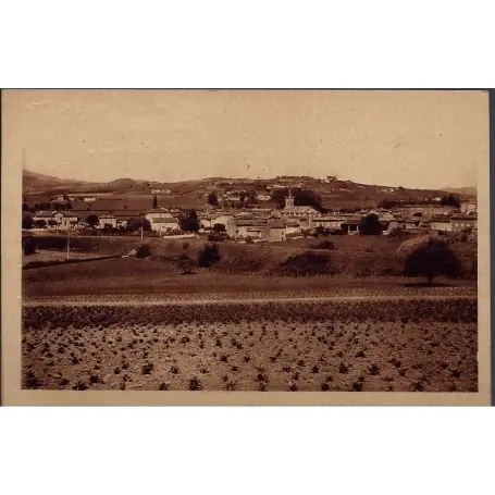 Carte postale 69 - St-Laurent-d'Agny-Vue generale prise du Clair Commander Vite