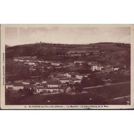 Satisfait Ou Remboursé Carte postale 69 - St-Pierre la Pallud - Le Marion - Vieux Bourg