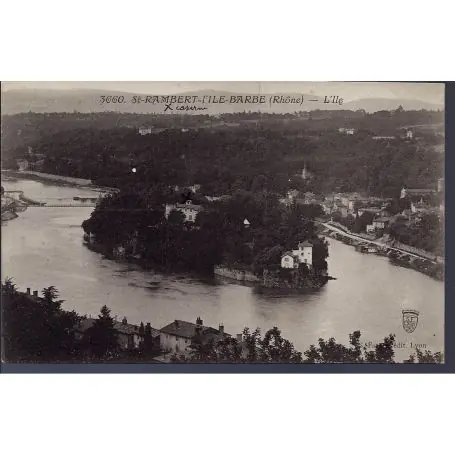 Carte postale 69 - St-Rambert-l'ile-barbe - L'ile Bon Plan