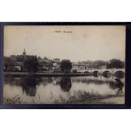 Populaire Carte postale 70 - Gray - En amont - Voyage - Dos divise