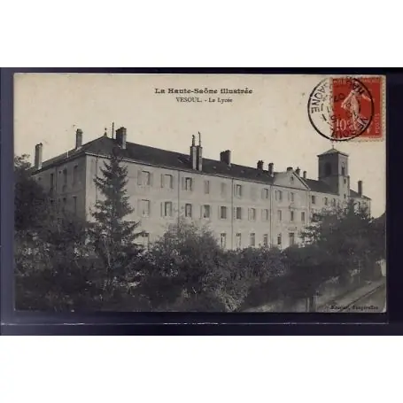 Carte postale 70 - Vesoul - Le lycee - Voyage - Dos divise Meilleure Qualité