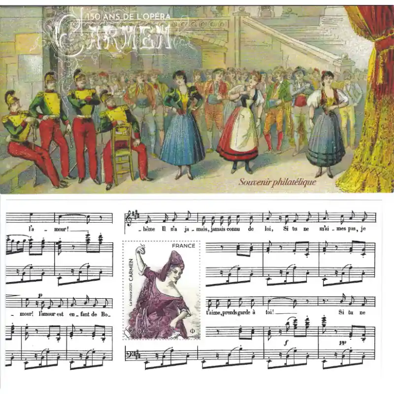 Prix Cassé Bloc souvenir N°223 Opéra Carmen neuf**.