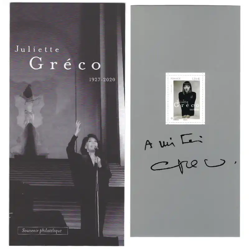 Bloc souvenir N°221 Juliette Gréco neuf**. Affaire À Saisir