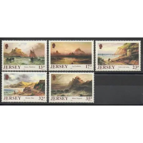 Jersey - 1989- No 490/494 - Peinture Produit De Marque