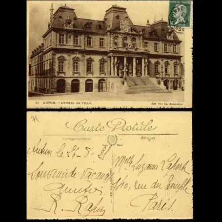 Nouvelle Collection Carte postale 71 - Autun - L'Hotel de ville