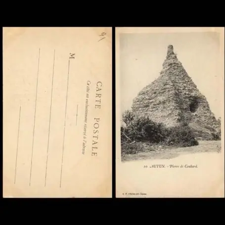 Commander Vite Carte postale 71 - Autun - Pierre de couhard