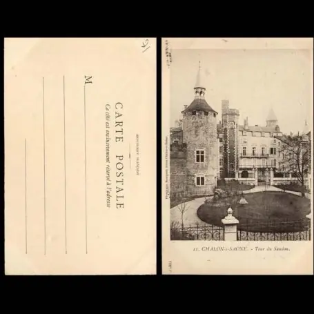 Carte postale 71 - Chalons sur Saone - Tour du Saudon Offre Spéciale